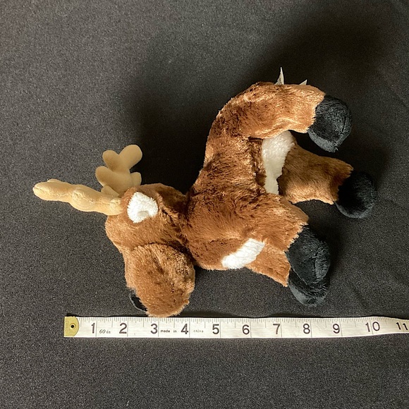 ⭐️ Almost Vintage 2007 Ganz Webkinz Reindeer Plush No Code - Picture 14 of 15
